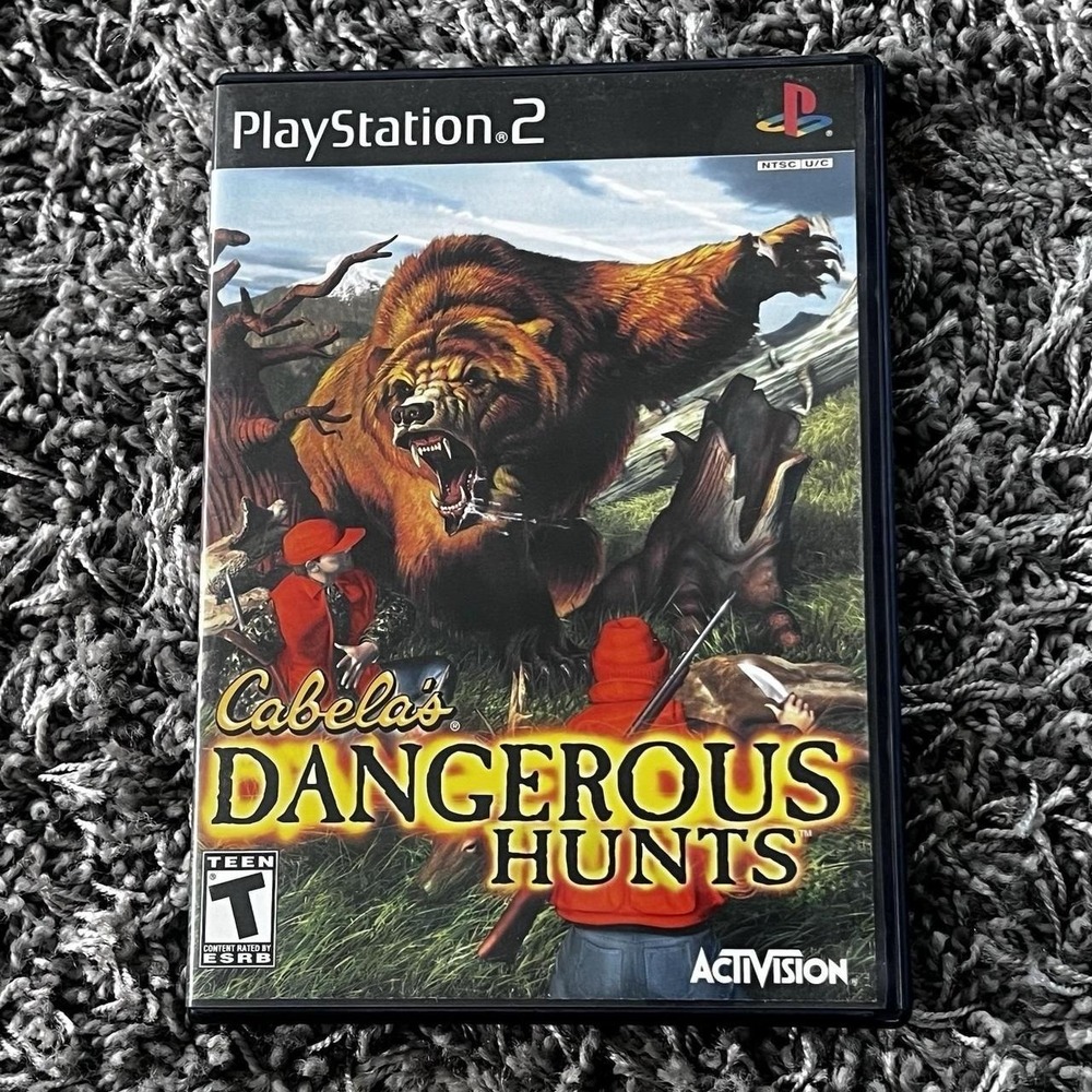 Cabela's Dangerous Hunts (Sony PlayStation 2, 2003) Complete in Box Black Label